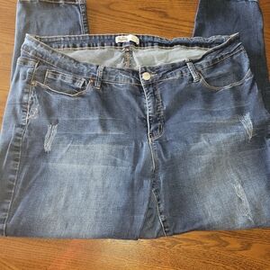 Royalty For Me Indigo Straight Leg Jeans